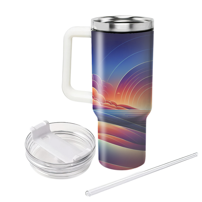 Sunset Horizon  Unique Tumblers