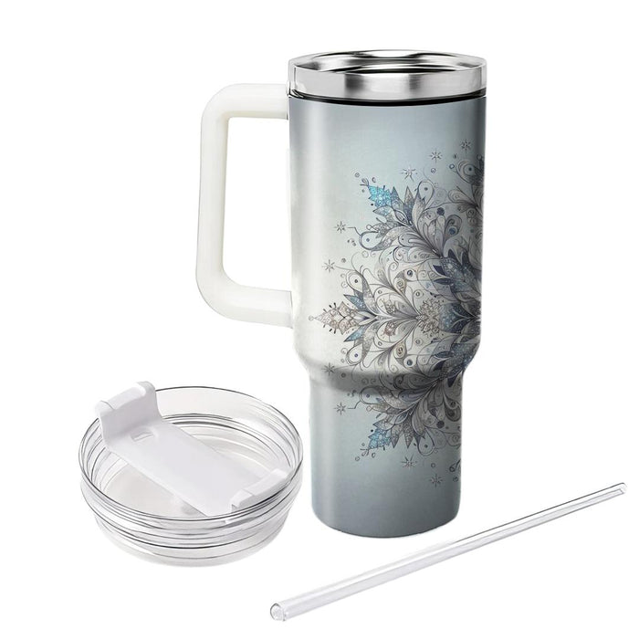 Winter Snowflake Serenity  Insulated Tumblers