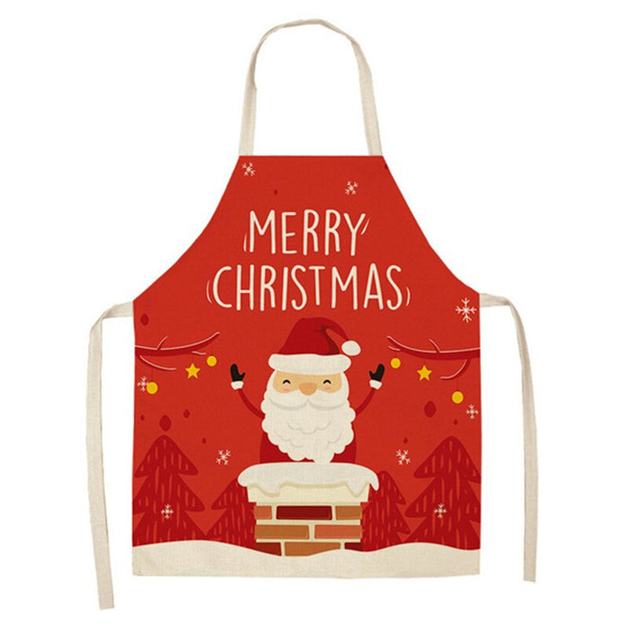 Christmas Pattern Kitchen Apron