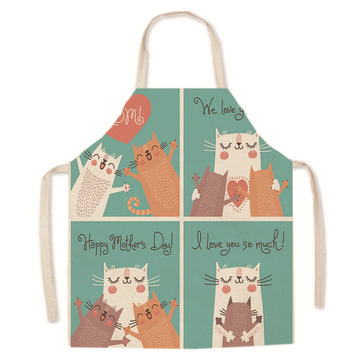 Oil Repellent Printed Kitchen Apron