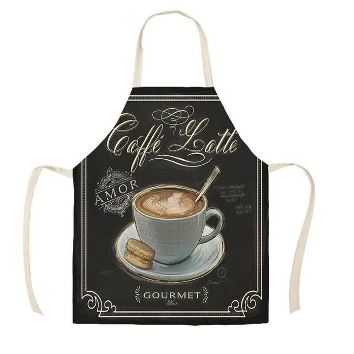 Coffee Pattern Kitchen Apron