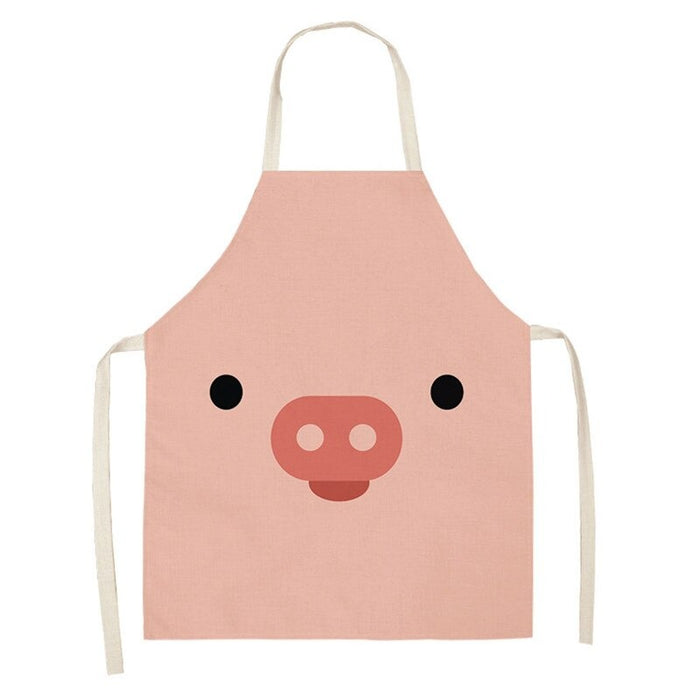 Printed Animals Faces Aprons