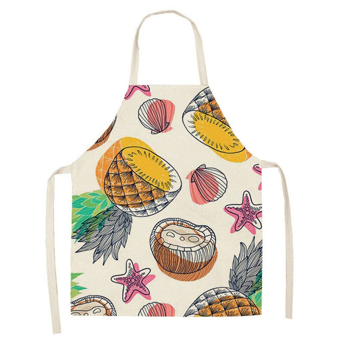 Fruit Patterned Kitchen Apron