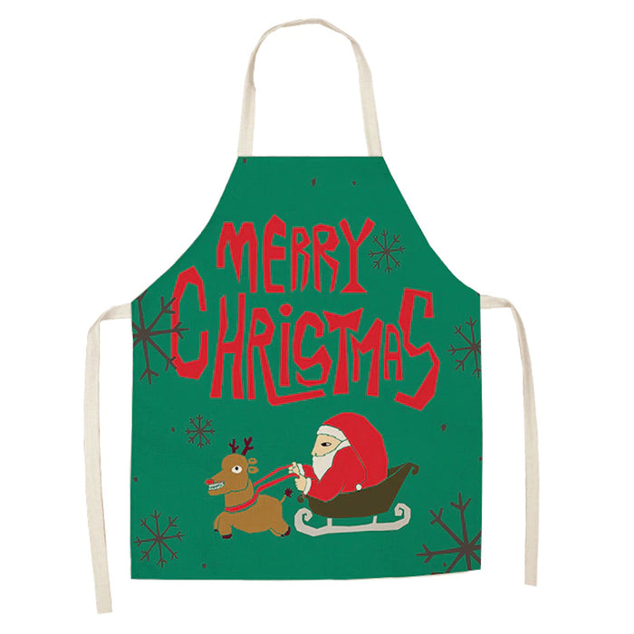 Christmas Patterned Kitchen Apron