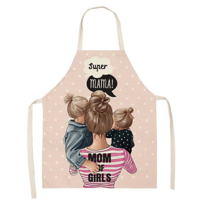 Super Mom Printed Lined Aprons