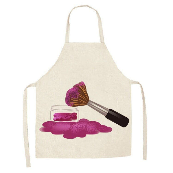 Sleeveless Color Printed Apron