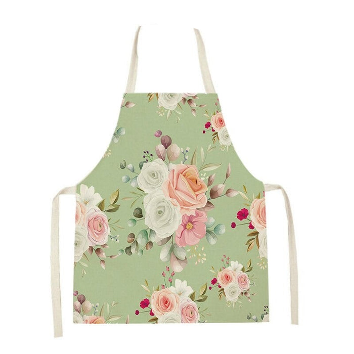 Cleaning Plant Flower Kitchen Cooking Apron