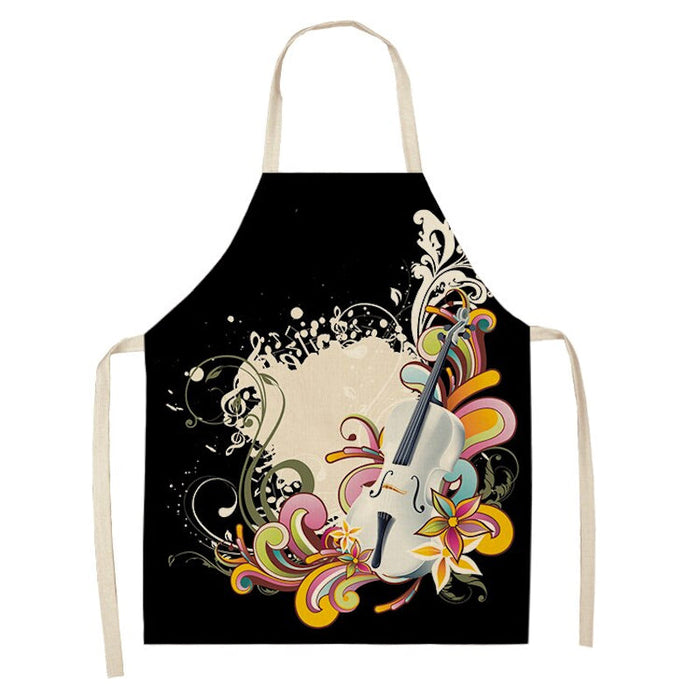 Printed Violin Art Aprons