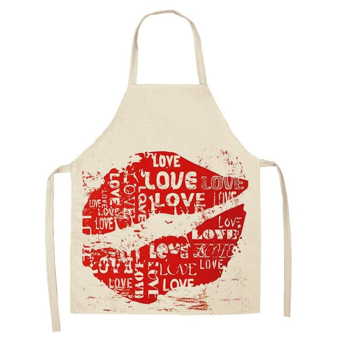 Home Cleaning Lipstick Nail Polish Apron