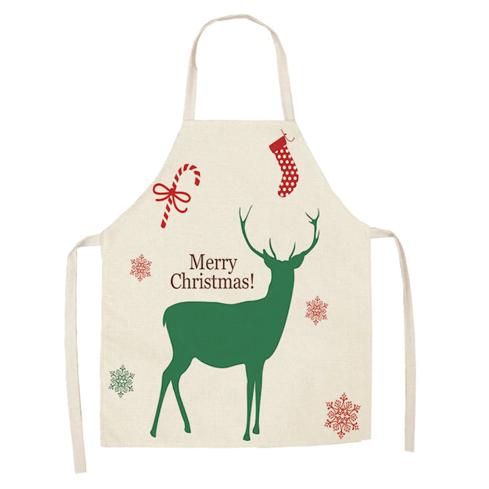 Christmas Patterned Kitchen Apron