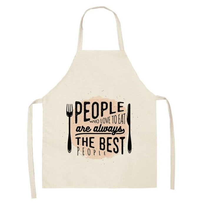 Letter Print Kitchen  Aprons