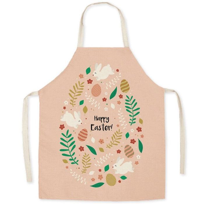 Easter Egg Bunny Print Aprons