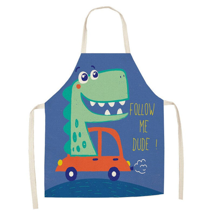 Dinosaur Print Kitchen Apron