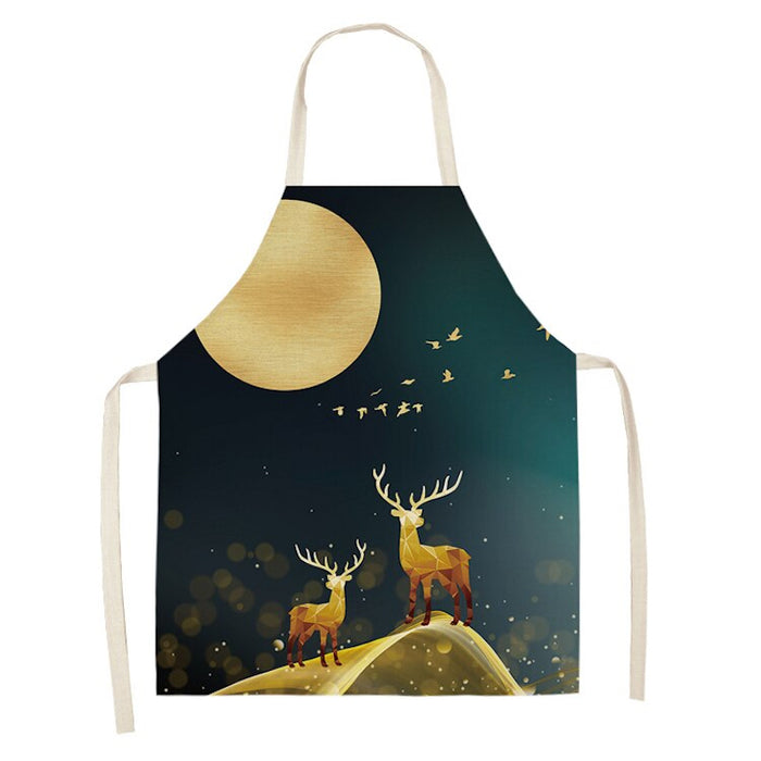 Printed Natural Art Aprons