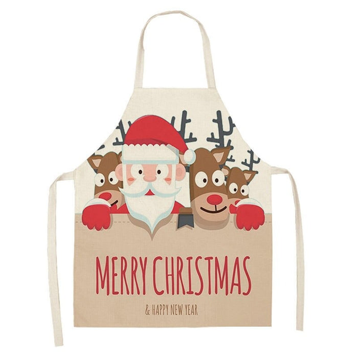 Merry Christmas Themed Aprons