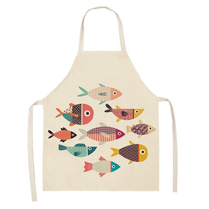 Turtle Fish Printed  Apron