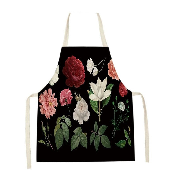 Cleaning Plant Flower Kitchen Cooking Apron