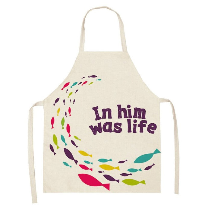 Fish Printed Kitchen Aprons