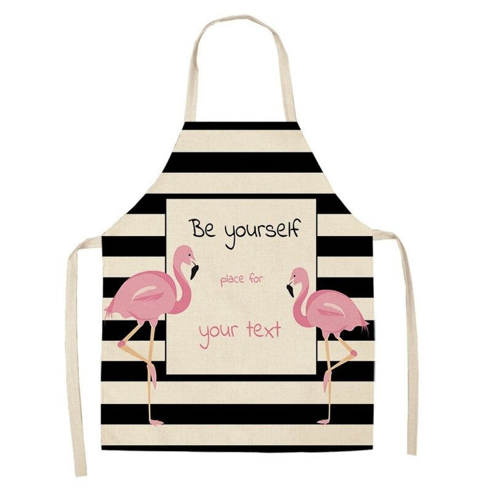 Flamingo Printed Cleaning Apron