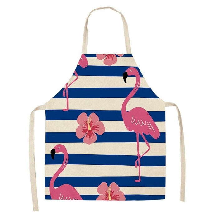 Flamingo Printed Cleaning Apron