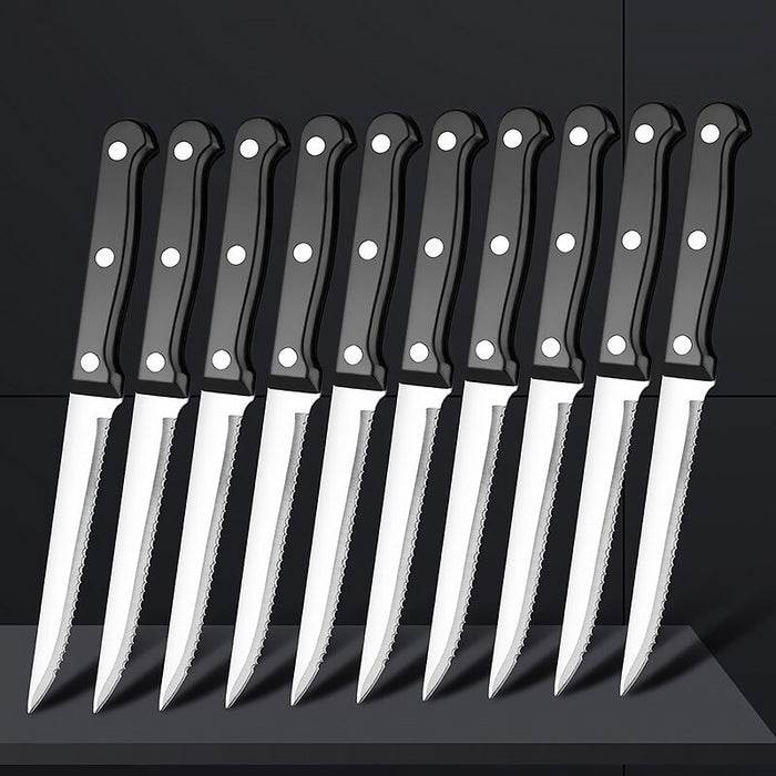 Full Tang Stainless Steel Serrated Steak Knife Sets