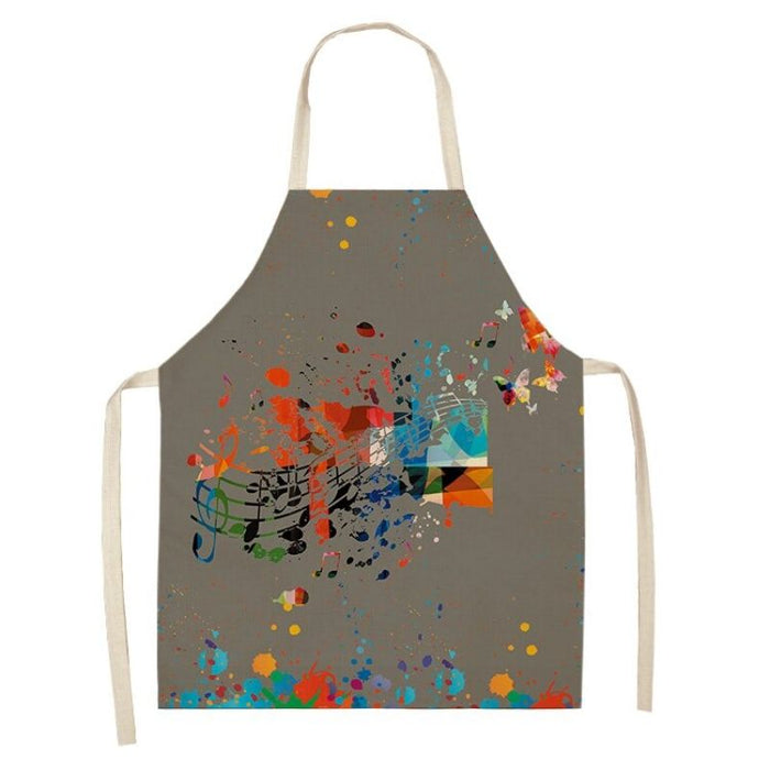 Musical Note Piano Kitchen Apron