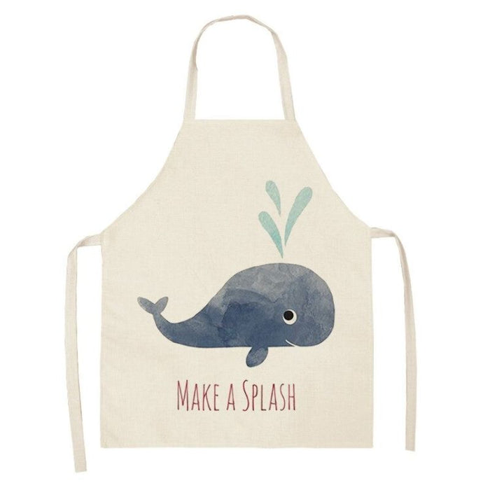 Sea Animals Kitchen Aprons