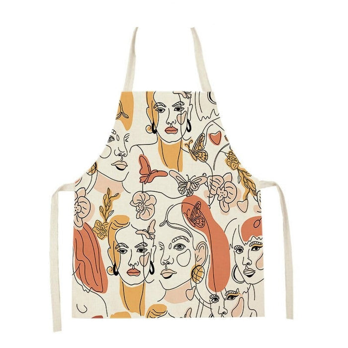 Printed Pattern Cleaning Apron