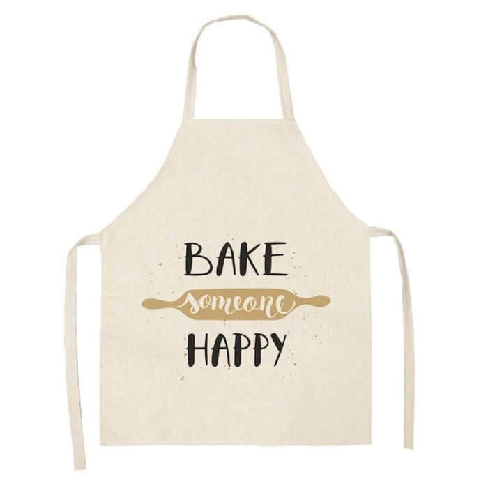 Letter Printed Kitchen Aprons