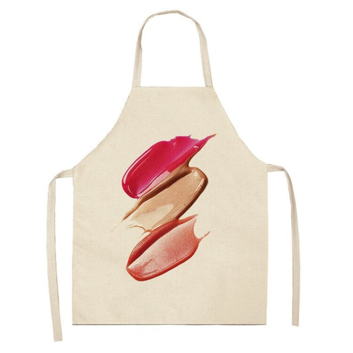 Home Cleaning Lipstick Nail Polish Apron