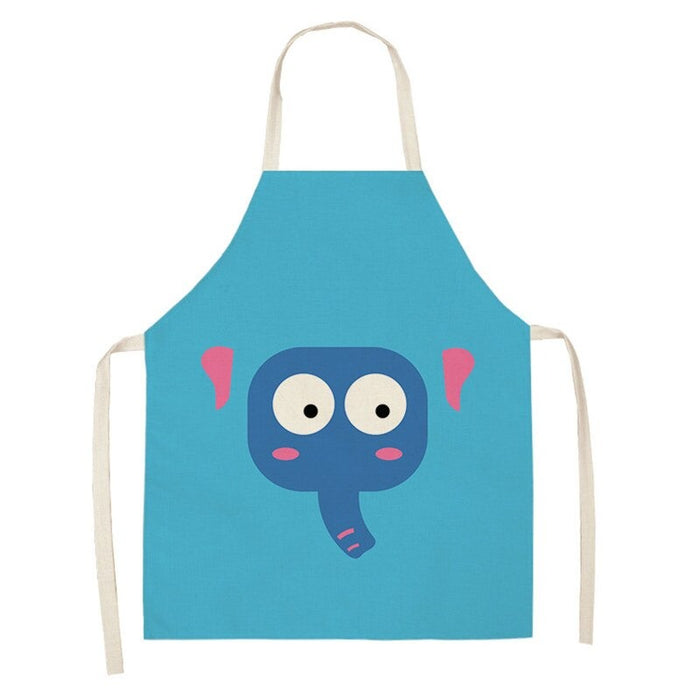 Animals Faces Print Aprons