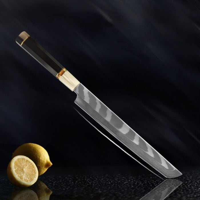 Damascus Steel Octagonal Handle Chef Knife Set