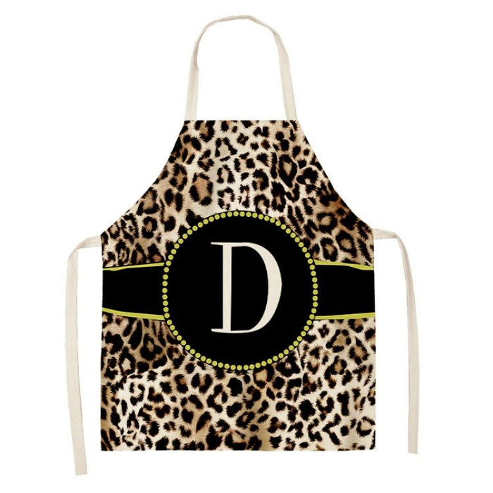 Leopard Print Cleaning Apron