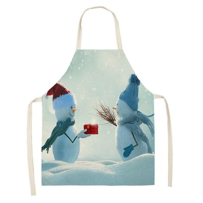 Christmas Snowman Cleaning Apron