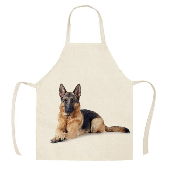 Unisex Printed Dog Kitchen Apron