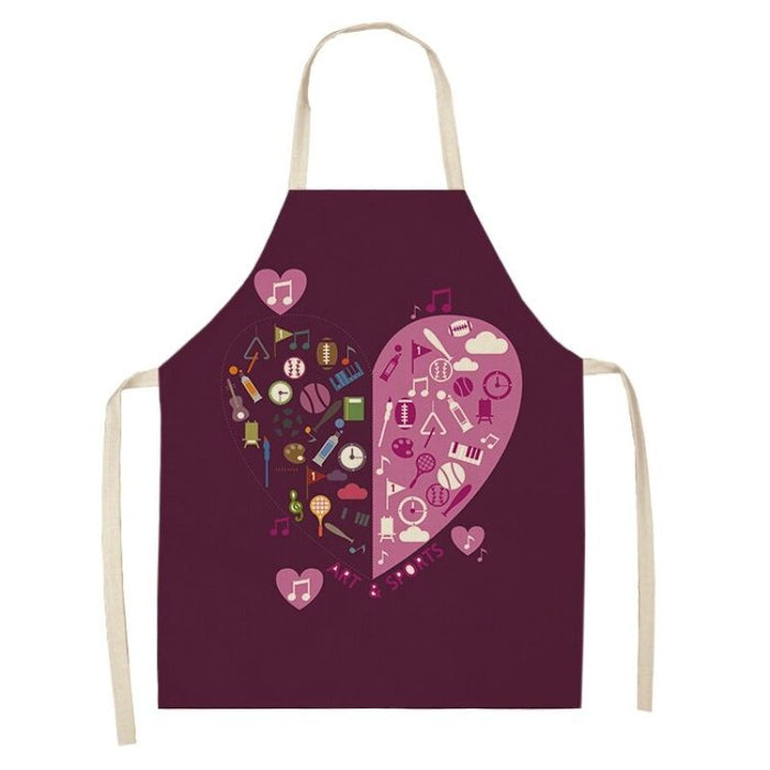 Cotton Piano Kitchen Apron