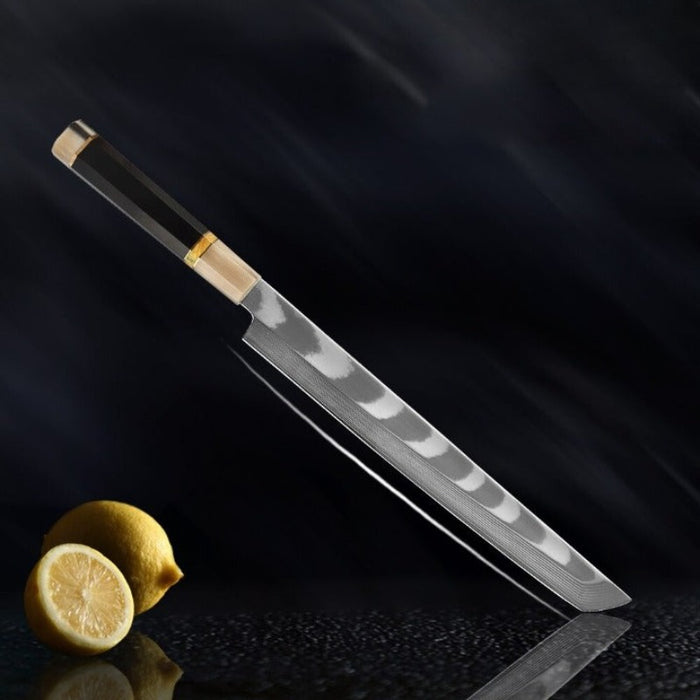 Japanese Forged Damascus Steel Kiritsuke Kitchen Knife Sets