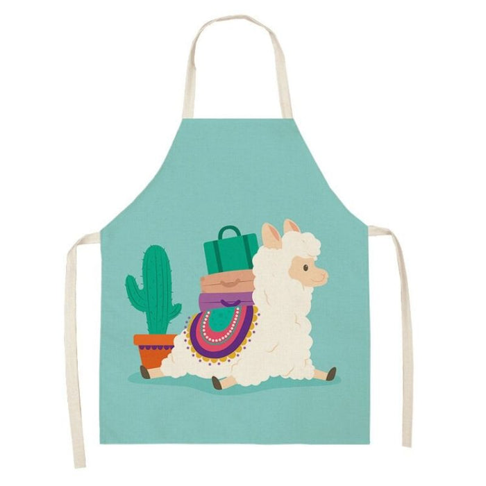 Camel Cactus Kitchen Apron