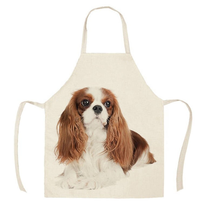 Unisex Printed Dog Kitchen Apron