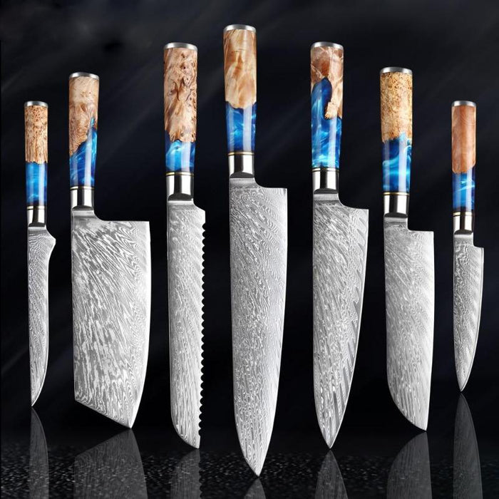 Damascus Steel Vg10 Chef Knife Sets