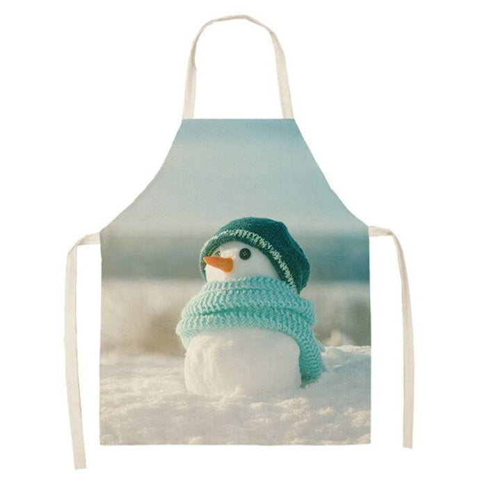 Christmas Snowman Cleaning Apron