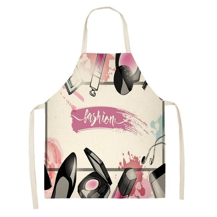 Lipstick Printed Kitchen Aprons