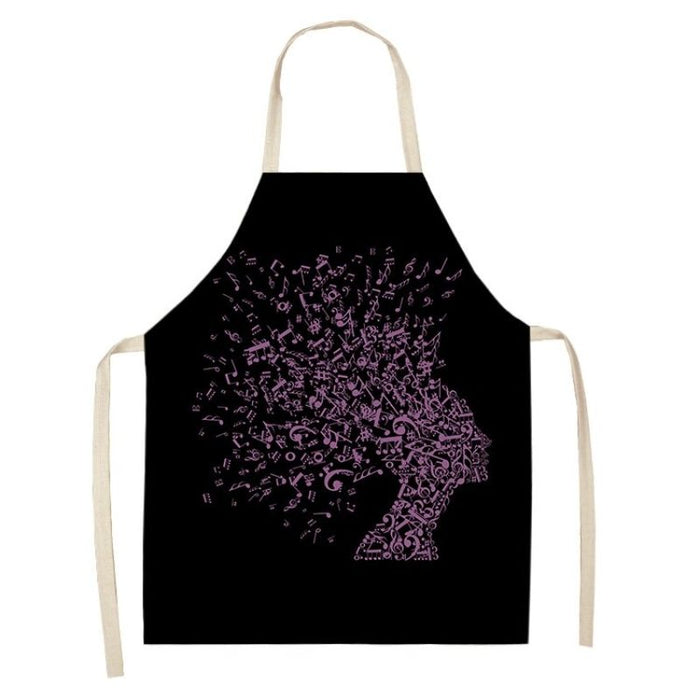 Cotton Piano Kitchen Apron