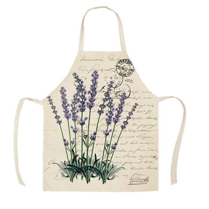 Lavender Pattern Apron