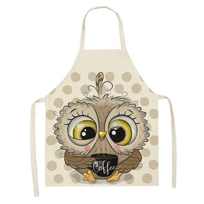 Little Owl Printed Apron