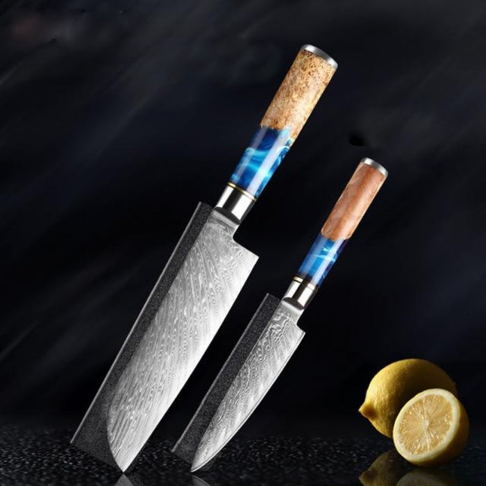 Damascus Steel Vg10 Chef Knife Sets