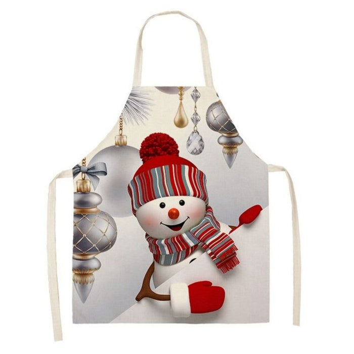 Christmas Snowman Cleaning Apron