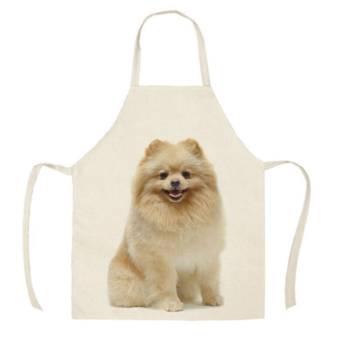 Unisex Printed Dog Kitchen Apron