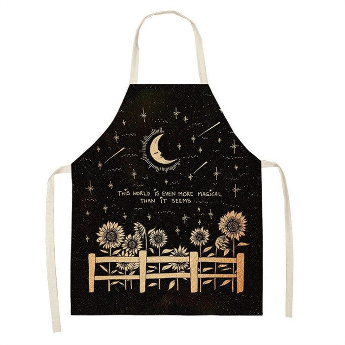 Printed Sunflower Kitchen Aprons