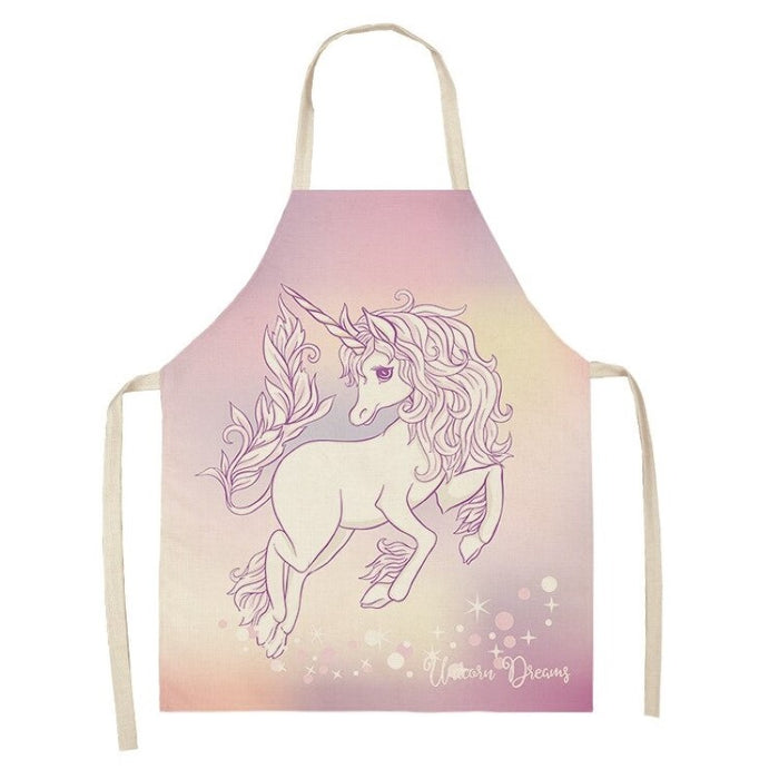 Rainbow Horse Pattern Apron